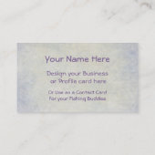 女の子は魚を飛ばしますも! ニジマスのはえの魚釣り 名刺 (裏面)