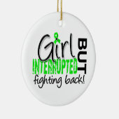 女の子は2ライム病を中断しました セラミックオーナメント (右)