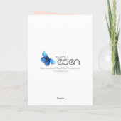 女の子は5歳の誕生日の女の子ダークヘアパープル カード (裏面)