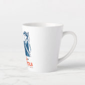 女の子は7月4日から女子愛国的フェミニストに カフェラテマグ (右)