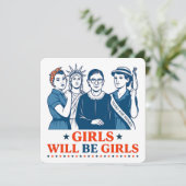 女の子は7月4日から女子愛国的フェミニストに 招待状 (スタンド正面)