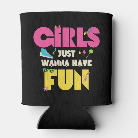 女の子は80年代の懐かしさをおもしろいしたい 缶クーラー (裏面)