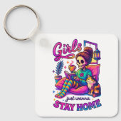 女の子は… キーホルダー (正面)