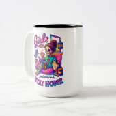 女の子は… ツートーンマグカップ (正面左)