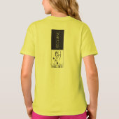 女の子はArcherを反曲します Tシャツ (裏面)