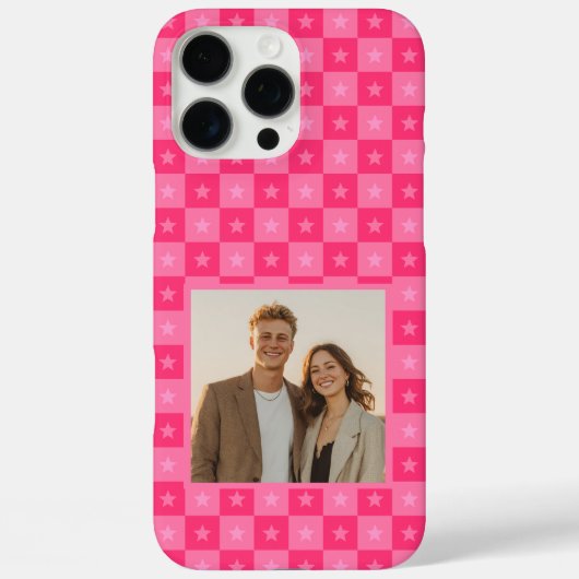 女の子へのユニークなギフト チェッカーボードスクエア Case-Mate iPhoneケース (裏面)