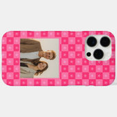 女の子へのユニークなギフト チェッカーボードスクエア Case-Mate iPhoneケース (裏面 (横))