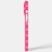 女の子へのユニークなギフト チェッカーボードスクエア Case-Mate iPhoneケース (裏面 / 左)