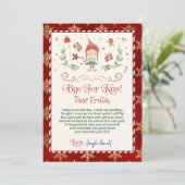 女の子への小妖精や小人手紙からさようなら 招待状 (スタンド正面)