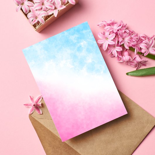 女の子または男の子ベビーゾウ性別リビール招待状 招待状