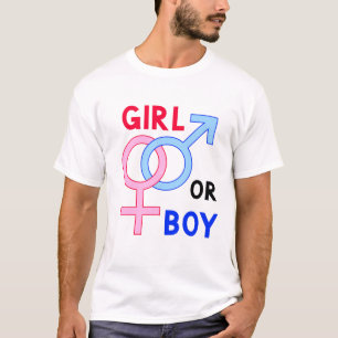 女の子または男の子//おもしろいの性別のパーティー Tシャツ