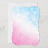 女の子または男の子 – ベビー性別リビールパーティの招待状 招待状 (裏面)