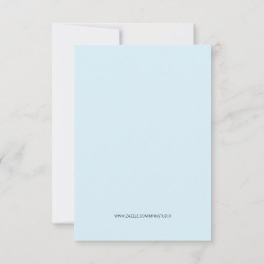 女の子または男の子ANY AGEアイスクリーム誕生日パーティー 招待状 (裏面)