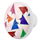 女の子も紙飛行機。 セラミックノブ (右)