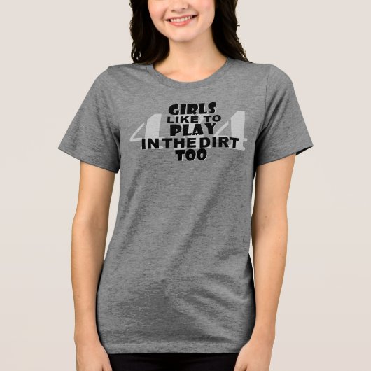 女の子も遊土の中で好き! トライブレンドTシャツ (正面)