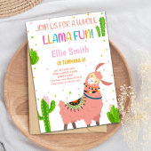 女の子や幼児のための可愛いフェスタパーティーカード 招待状