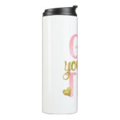 女の子よ得り完全にこのデザインやる気を起こさせるクート タンブラー (回転左)