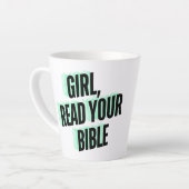 女の子よ読り、聖書のラテマグ カフェラテマグ (左アングル)