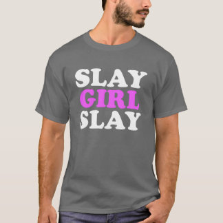 女の子よ、やっつけろ!モチベーションTシャツ 女性向け Tシャツ