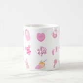 女の子よ！ベビー誕生、ベビーシャワーギフト コーヒーマグカップ (中央)