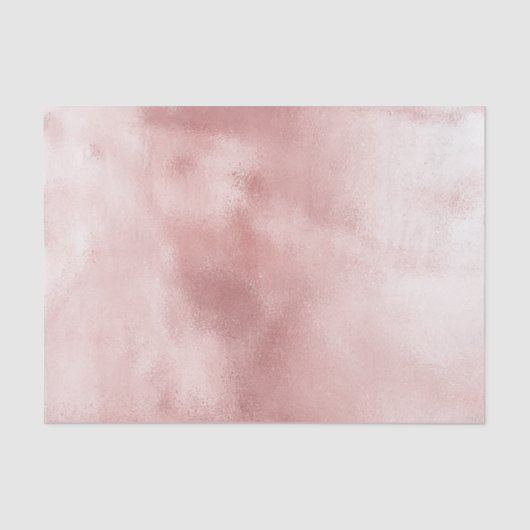 女の子らしいゴージャスなバラ色の結婚前お披露目パーティー 薄葉紙 (正面)