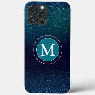 女の子らしいテイルグリッターのモノグラム iPhone 13 PRO MAXケース