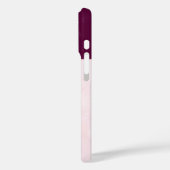 女の子らしいピンクのフェミニンなギラギラ抽象グラデーション Case-Mate iPhoneケース (裏面 / 左)