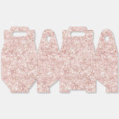 女の子らしいピンクのラメ フェイバーボックス (見開き)