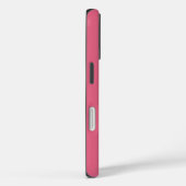 女の子らしいピンク + 名前入り Case-Mate iPhoneケース (裏面 / 右)