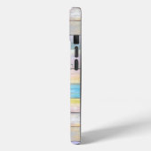 女の子らしいフェイクパステルウッドハートターコイズビー聖書 Case-Mate iPhoneケース (裏面 / 左)