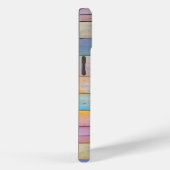女の子らしいフェイクパステルウッドハートターコイズビー聖書 Case-Mate iPhoneケース (裏面 / 右)