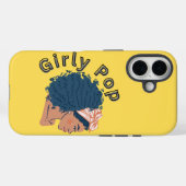 女の子らしいポップな黄色のスマホケース Case-Mate iPhoneケース (裏面 (横))