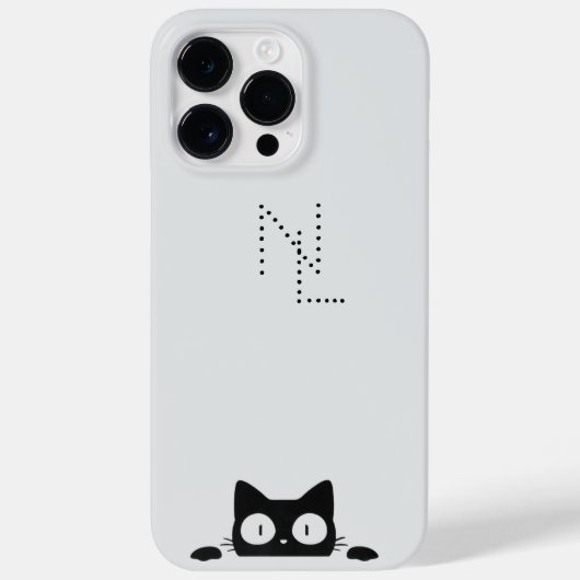 女の子らしいモノグラムミニマリスト Case-Mate iPhoneケース (裏面)
