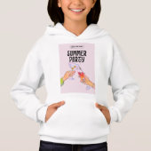 女の子らしい夏のTシャツ (正面)