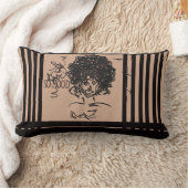 女の子らしい女の子枕 ランバークッション (ブランケット)