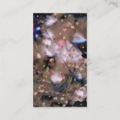 女の子らしい女の子花テンプレート! 名刺 (裏面)