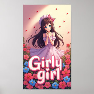 女の子らしい女の子 ポスター