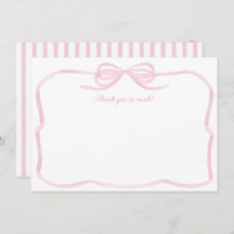 女の子らしい水彩ピンクのボウブライダルシャワー