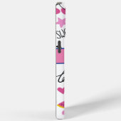 女の子らしい かわいい おしゃれ シンプル ピンク お洒落な パターン Case-Mate iPhoneケース (裏面 / 右)