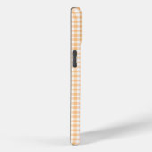 女の子らしい オレンジ チェック ローズ リース 十字架 聖書 Case-Mate iPhoneケース (裏面 / 右)