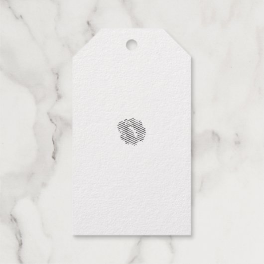 女の子らしい、薄いピンク、王様の健康 ギフトタグ (裏面)