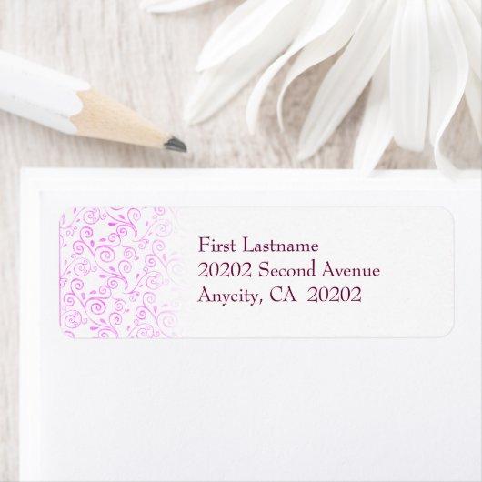 女の子らしいSwirlie ラベル (インサイチュ)