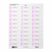 女の子らしいSwirlie ラベル (フルシート)