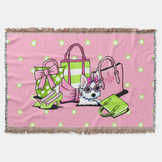 女の子らしツオリヴィアウェスティーブランケット スローブランケット