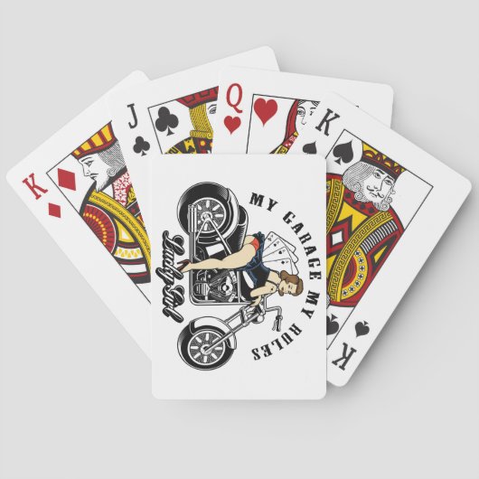 女の子をピン留めする トランプ (裏面)