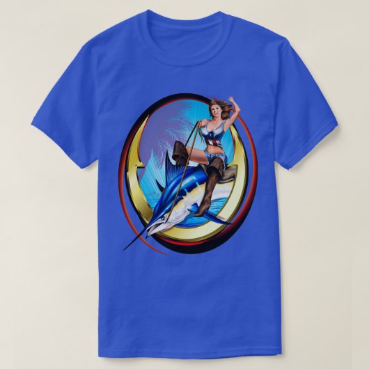 女の子をピン留め Tシャツ (デザイン正面)