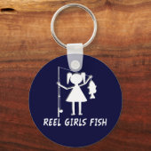 女の子をリール！ キーホルダー (正面)