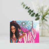 女の子を取得 ポストカード (スタンド正面)