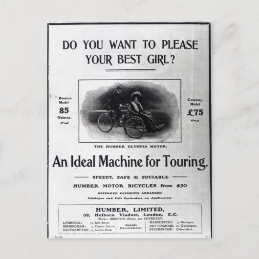 女の子を喜最高のんか？ ポストカード (正面)