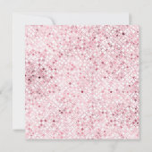 女の子を女の子に明かすジェンダーパーティー サンキューカード (裏面)